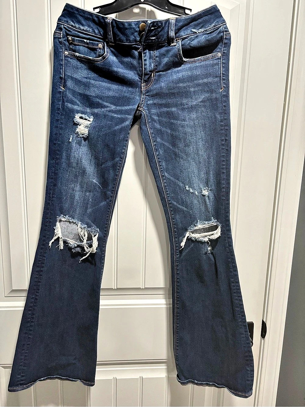 American Eagle Outfitters Artist Flare Jeans Blue Size 8